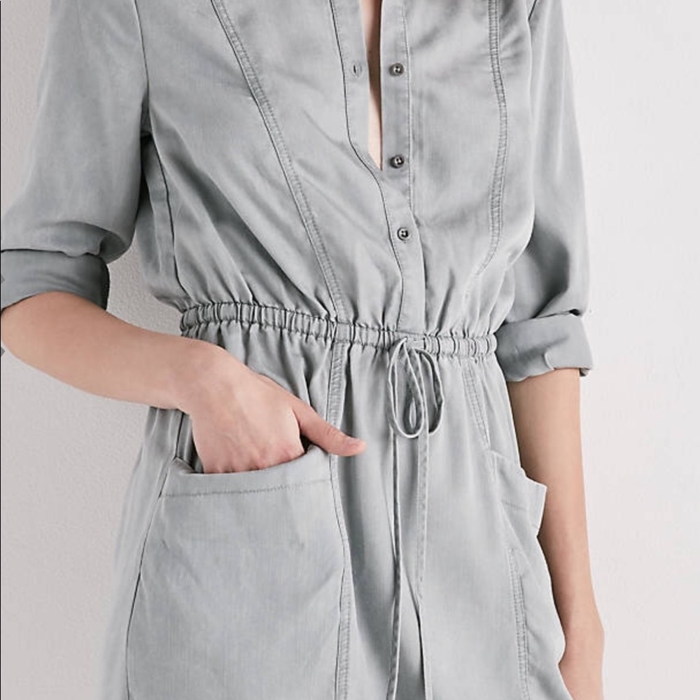 Lucky brand tencel shirt dress